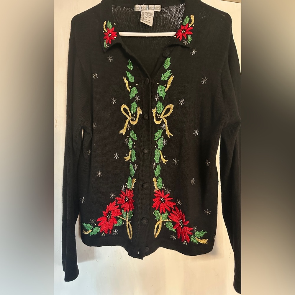 Very Merry Vintage Christmas Cardigan